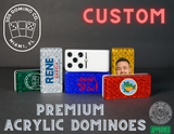 (Customized) Professional Acrylic Double Nine Domino Set by 305 Domino Co.