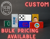 (Customized) Professional Acrylic Double Nine Domino Set by 305 Domino Co.