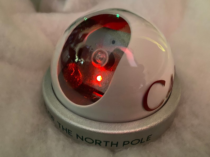Premium Santa Cam Snow Globe