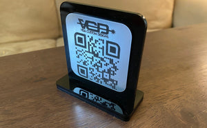 Standing QR Code with NFC- One Sided