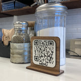 Standing QR Code - One Sided