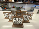 Standing QR Code - One Sided
